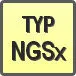Piktogram - Typ: NGSx